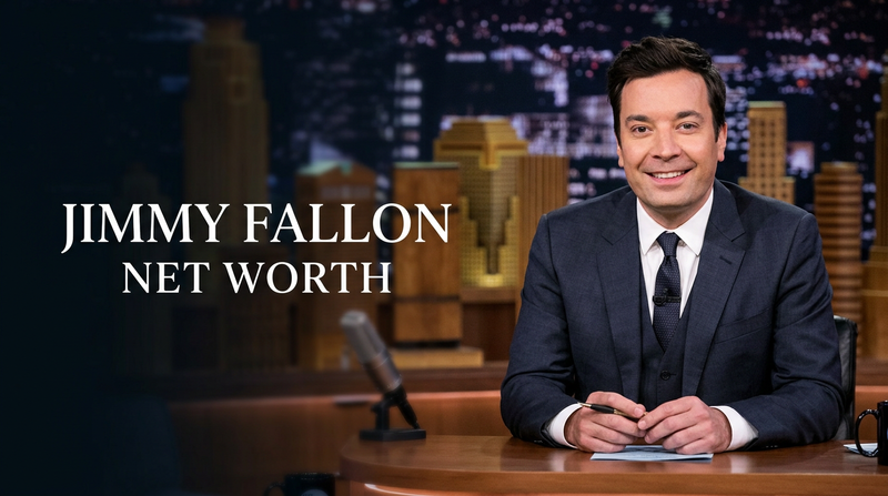 Jimmy Fallon hosting The Tonight Show on NBC