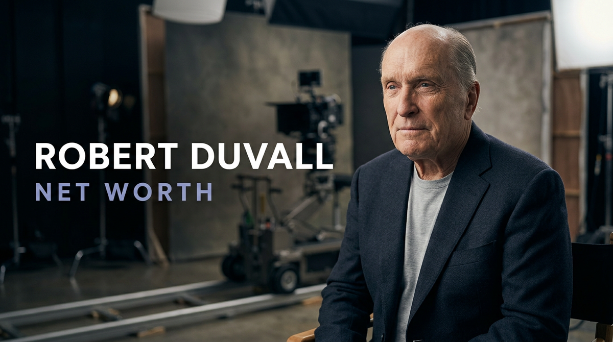 Robert Duvall attending an industry film premiere in formal attire