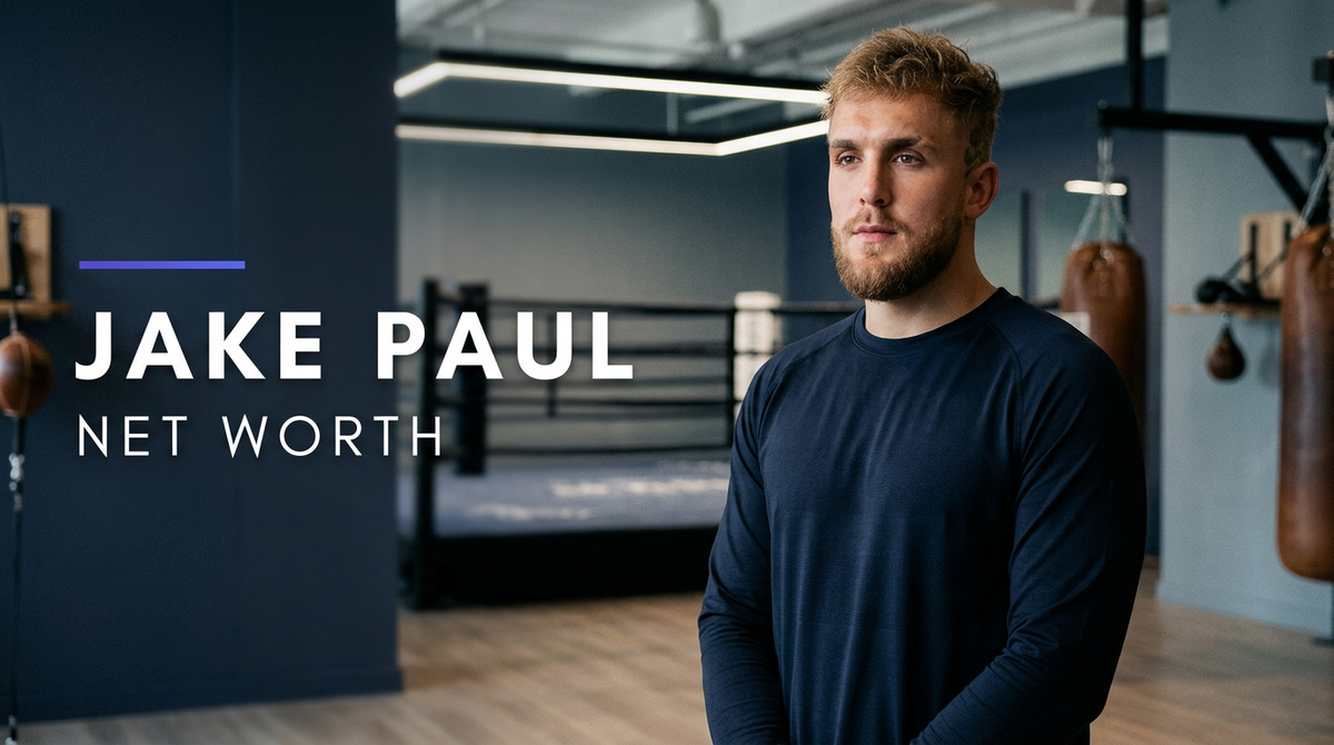 Jake Paul at a press conference promoting Most Valuable Promotions