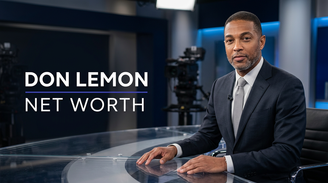 Television journalist and digital media host Don Lemon speaking at an event