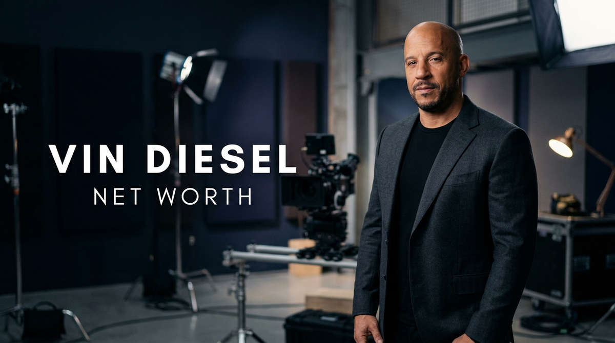Actor and producer Vin Diesel at a Hollywood film premiere representing his entertainment career and business assets.