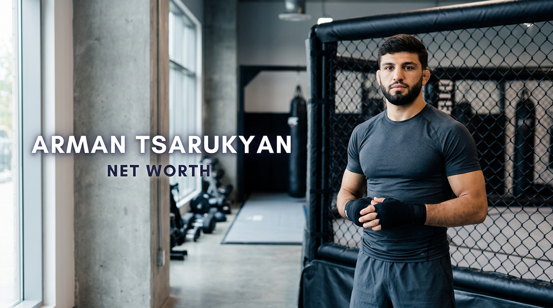 UFC lightweight contender Arman Tsarukyan during a post-fight press conference