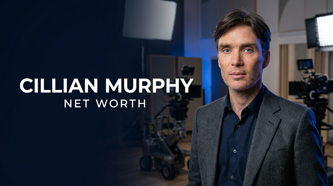 Cillian Murphy wearing a dark tailored suit at an entertainment industry premiere event